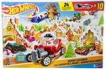 Hot Wheels 2025 Adventskalender | Spielzeugautos und Spielset, 10 Fahrzeuge im