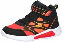 Lico Jungen Blinky Boy Blinkschuhe, Schwarz Rot Orange, 30 EU