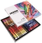 Honsell 49436 - Jaxon Aquarell Wachspastellkreide, wasservermalbar, 36er Set im