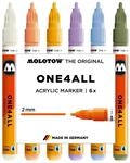 Molotow One4All 127HS Acryl Marker Pastel Modern Set (2,0 mm Strichst&auml;rke,