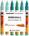 Molotow One4All 127HS Acryl Marker Tropical Set (2,0 mm Strichst&auml;rke, hochdeckend