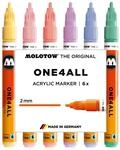 Molotow One4All 127HS Acryl Marker Pastel Classic Set (2,0 mm Strichst&auml;rke,