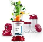 GOURMETmaxx Mr. Magic Power Pro Mixer 400 Watt | Smoothie Maker mit to go Deckel 