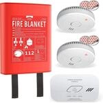 ELRO FF0404 Brandschutzset - 2X Rauchmelder mit 5 Jahre Batterie und Magnetklebe -