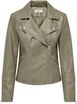 ONLY Damen Onlgemma Faux Leather Biker OTW Noos, Mermaid, Numeric_36