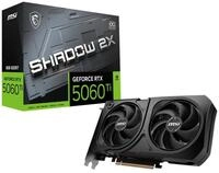 MSI GeForce RTX 5060 Ti 8G Shadow 2X OC Plus - 8GB GDDR7 (28Gbps/128-bit), PCIe...