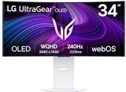 LG UltraGear&trade; 34GX90SA-W 34 Zoll Curved UWQHD OLED Smart Gaming-Monitor,...