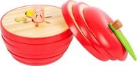 small Foot Lernspiel Logisteck Apfel, mit lustigen farbenfrohen Raupen,...