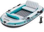 Bestway Hydro Force Schlauchboot-Set Adventure Elite X4, 315 x 165 x 41,5 cm, 4
