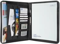 Wedo 585401 Schreibmappe Elegance A4, Einsteckf&auml;cher, Gummizugschlaufen f&uuml;r Stifte,