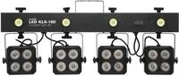 EUROLITE LED KLS-180 Kompakt-Lichtset | Bar mit 4 RGBW-Spots und vier wei&szlig;en