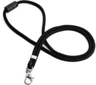 Durable Schl&uuml;sselband mit Karabiner, Lanyard, 10 St&uuml;ck, schwarz, 824101
