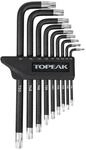 Topeak T-Torx Schl&uuml;sselsatz 9-TLG, SNCM-V Stahl/Kunststoff, Schwarz/Gelb,...