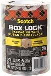Scotch Box Lock Verpackungsklebeband - 3 Rollen, 48 mm x 50 m - Starkes Versand- und