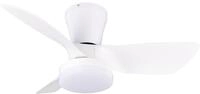 Reality Leuchten LED Deckenventilator mit Beleuchtung Randers R64412131,...