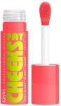 NYX Professional Makeup Fat Cheeks Juicy Blush &ndash; Fl&uuml;ssiges Rouge, 12H Halt,...