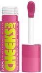 NYX Professional Makeup Fat Cheeks Juicy Blush &ndash; Fl&uuml;ssiges Rouge, 12H Halt, Bis zu