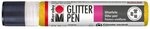 Marabu 18030009519 - Glitter Liner gelb, Glitzer - Effektfarbe auf Wasserbasis...