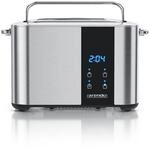 Arendo - Edelstahl Toaster Langschlitz 2 Scheiben- Touchscreen &ndash;...