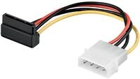 Wentronic Power-Adapter (4-polig Stecker auf S-ATA Winkelstecker) schwarz