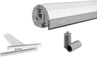 Schellenberg 39020 100 x 120 cm wei&szlig;, Rolladenpanzer Set PVC Maxi f&uuml;r 60 mm