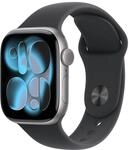 Apple Watch Series 11 GPS 42 mm Smartwatch mit Aluminiumgeh&auml;use in Space Grau...