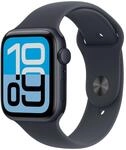 Apple Watch SE 3 GPS 44 mm Smartwatch mit Aluminiumgeh&auml;use in Mitternacht und