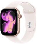 Apple Watch Series 11 GPS 46 mm Smartwatch mit Aluminiumgeh&auml;use in Ros&eacute;gold...