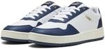 Puma Unisex Court Classic Sneaker, Puma Wei&szlig;es persisches Blau PUMA Gold, 43 EU