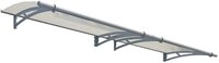 Canopia by Palram Vordach f&uuml;r Haust&uuml;r Aquila 3000 Pultvordach 300 x 92 cm Grau