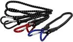 Unitec 75252 Gep&auml;ckspanner mit Karabiner, 3-er Set 60 / 80 / 100 cm, Schwarz