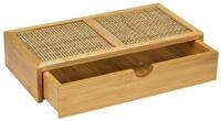 WENKO Badbox Allegre, dekorative Box mit Schublade im trendigen Boho-Style aus