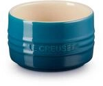 Le Creuset Stapelbares F&ouml;rmchen aus Steinzeug, 200 ml, Deep Teal, 70403206420099