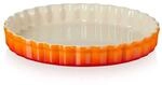 LE CREUSET Tarteform aus Steinzeug, 24 cm, 1.4 Liter, Ofenrot, 71120240900001
