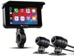 Midland BikePlay Guardian, Motorrad Multimedia, CarPlay - Mit Touchscreen, 2 Kameras
