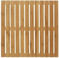 WENKO Baderost Mod. Indoor & Outdoor Bambus rutschfeste Badematte f&uuml;r Innen-...