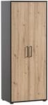 Schildmeyer Aktenschrank Aino 701866, Artisan Eiche Dekor/schwarz matt, 65 x 41...