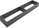 Blum AMBIA-LINE K&uuml;chenschubladeneins&auml;tze Rahmen, Breite 100mm L&auml;nge 472mm