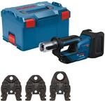 Bosch Professional 18V System Akku Presswerkzeug GPT 18V-19 (19 kN Kraft, um 360&deg;