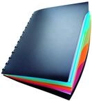 Durable Sichtbuch Duralook Style (inkl. Register und 20 Sichth&uuml;llen A4, 257 x 310