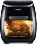 Tower T17076 Xpress Pro Combo 10-in-1 Digitale Hei&szlig;luftfritteuse mit Schneller
