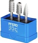 PFERD HSS-Fr&auml;sstift Set, 3-tlg. | Zahnung 3, &Oslash; 12mm, Schaft-&oslash; 6mm | 22900811 &ndash;