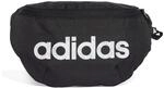 adidas Unisex Daily Bumbag Waist Pack, Black/White, One Size