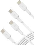 Belkin USB-C-auf-USB-C-Ladekabel, USB C Kabel, Schnellladekabel f&uuml;r iPhone...