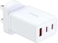 D-Link DCP-651 65W GaN Schnellladeger&auml;t (2 x USB-C & 1 x USB-A kompakter