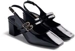 GIOSEPPO SODUS Mary-Jane Schuhe mit Lackledereffekt, Schwarz, 37 EU