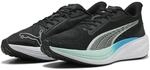 Puma Darter Pro Unisex Stra&szlig;enlaufschuh, Puma Black Puma Silver Mint Melt Speed