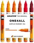 Molotow One4All 127HS Acryl Marker Hot Set (2,0 mm Strichst&auml;rke, hochdeckend und