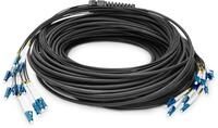 DIGITUS Breakout cable 12 Fibers SM G.657.A1 LC/UPC-LC/UPC universal color black