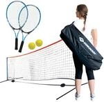 Schildkr&ouml;t Backpack Tennis Set, Hobby-Tennisset mit freistehendem Netz, 2...